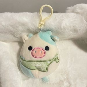 Squishmallows Belana the Cow Clip 3.5”